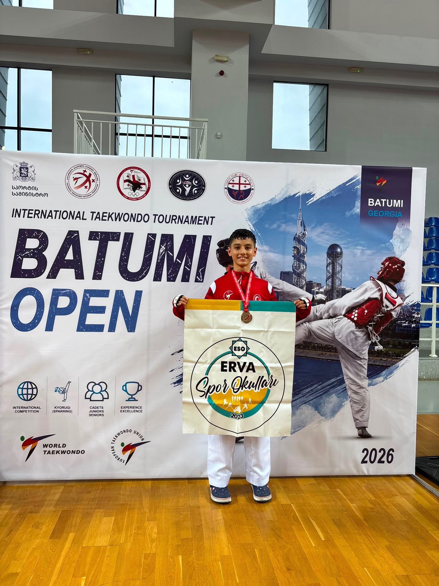 ERVA SPOR OKULLARI'NDAN ULUSLARARASI ZAFER! RAMAZAN EFE ÖZKAN GÜRCİSTAN OPEN ŞAMPİYONU