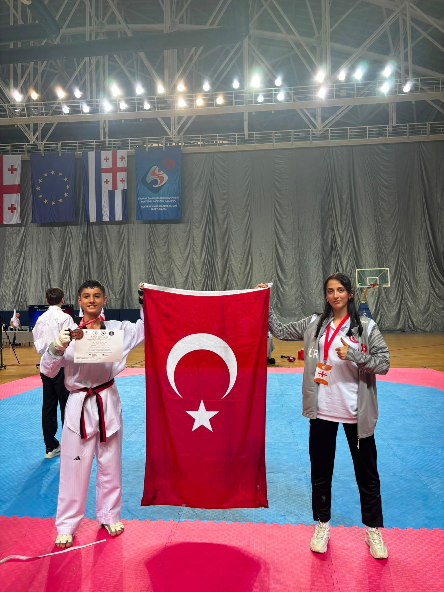 ERVA SPOR OKULLARI'NDAN ULUSLARARASI ZAFER! RAMAZAN EFE ÖZKAN GÜRCİSTAN OPEN ŞAMPİYONU