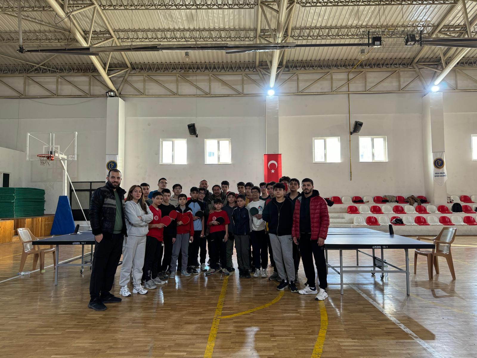 Erva Spor Okullari 2. Valilik Kupasi Masa Tenisi Sampiyonasi